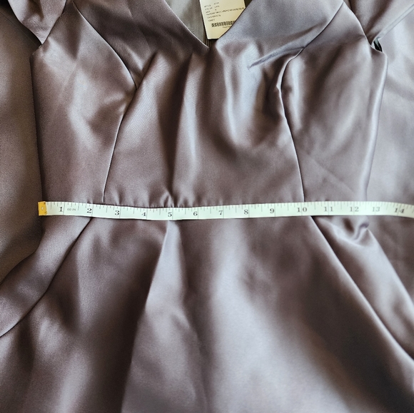 Alfred Sung Cap Sleeve A-Line Gown In Caviar Women's Size 0 NWT - Picture 8 of 10